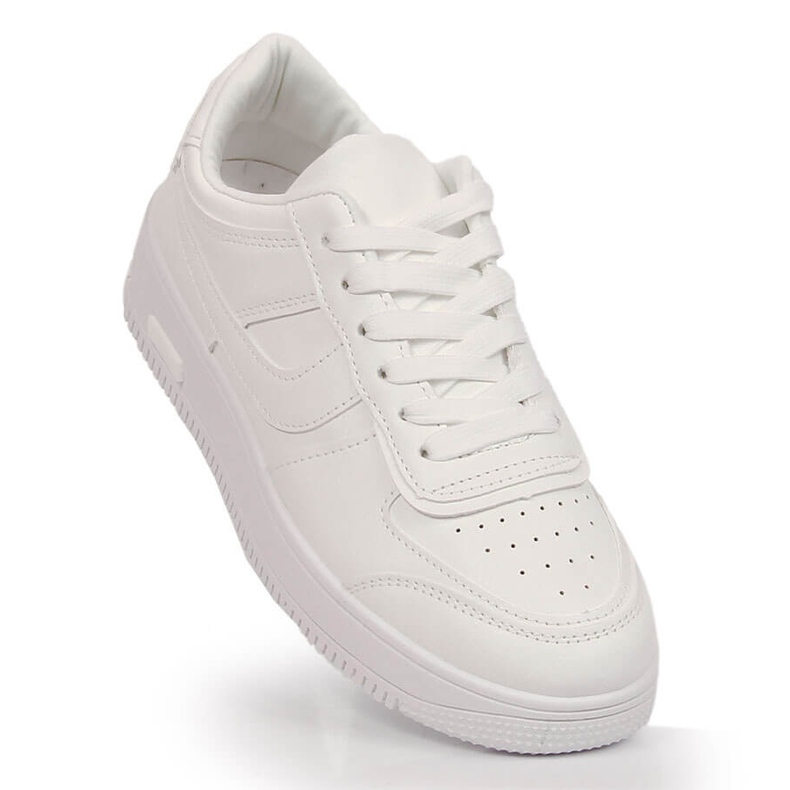 Vinceza 19431 chaussures de sport à plateforme blanches 1