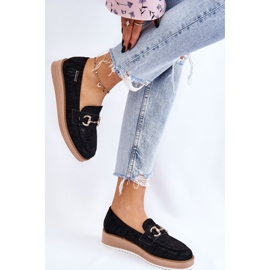 PM1 Mocassins Femme On The Platform Noir Danny le noir 2