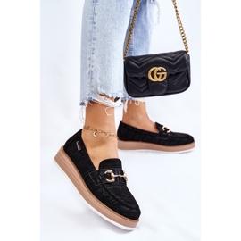 PM1 Mocassins Femme On The Platform Noir Danny le noir 5