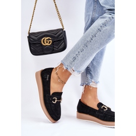 PM1 Mocassins Femme On The Platform Noir Danny le noir 4