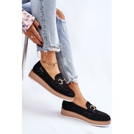 PM1 Mocassins Femme On The Platform Noir Danny le noir 7