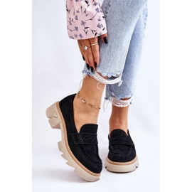PM1 Mocassins pour femmes Chaussures à talons plats Noir Fletcher le noir 2