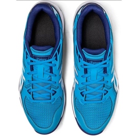 Asics Gel-Rocket 10 M 1071A054 409 chaussures de volley-ball bleu bleu 1
