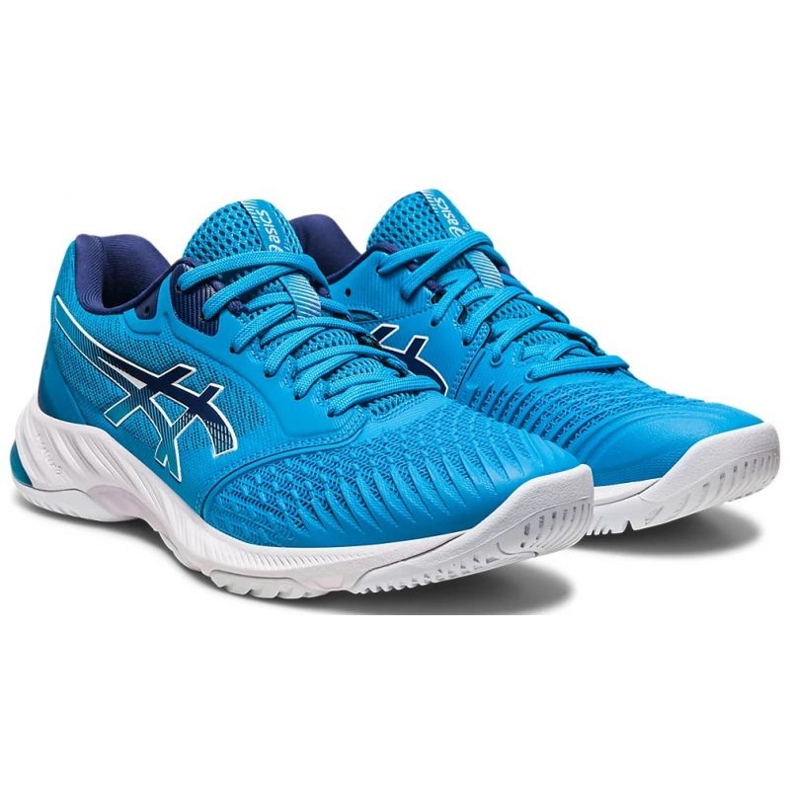 Asics Netburner Ballistic Ff 3 M 1051A073 401 chaussures de volley-ball bleu bleu 1