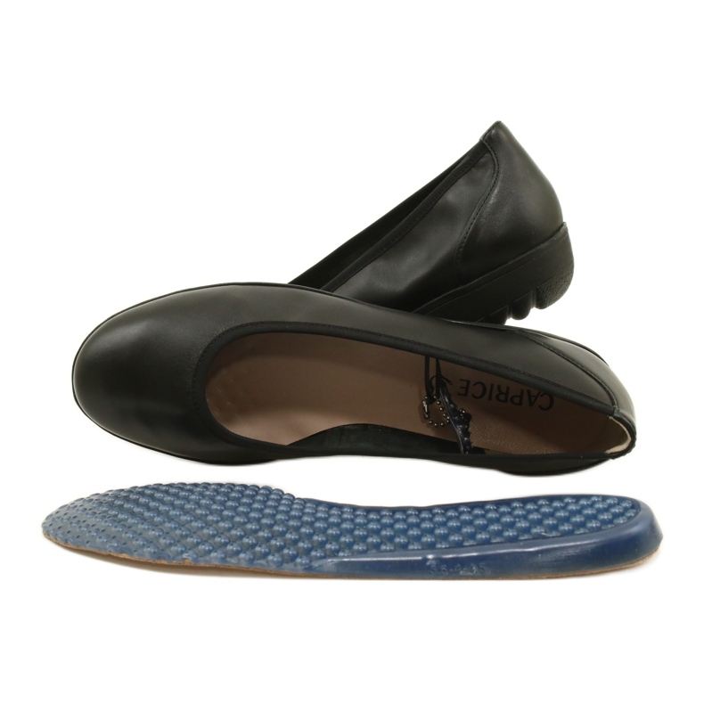 Ballerines Caprice 9-22161-20 022, largeur réglable noir 6
