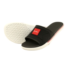 Slippers Men's Rider Spin Slide AD 11795 AG359 Black / Red noir 3