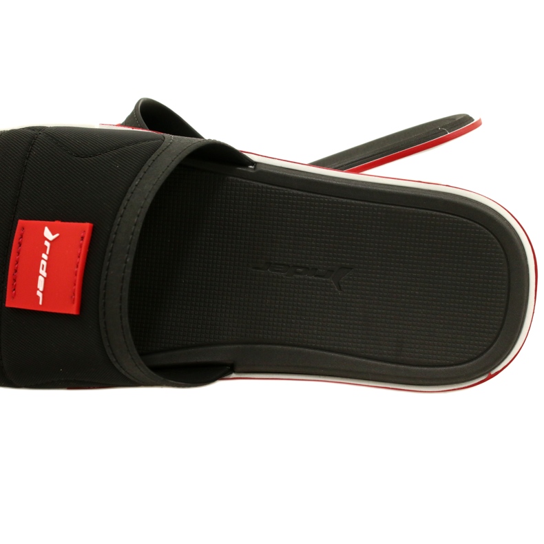 Slippers Men's Rider Spin Slide AD 11795 AG359 Black / Red noir 5