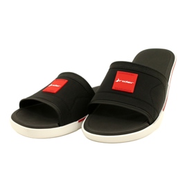 Slippers Men's Rider Spin Slide AD 11795 AG359 Black / Red le noir 2