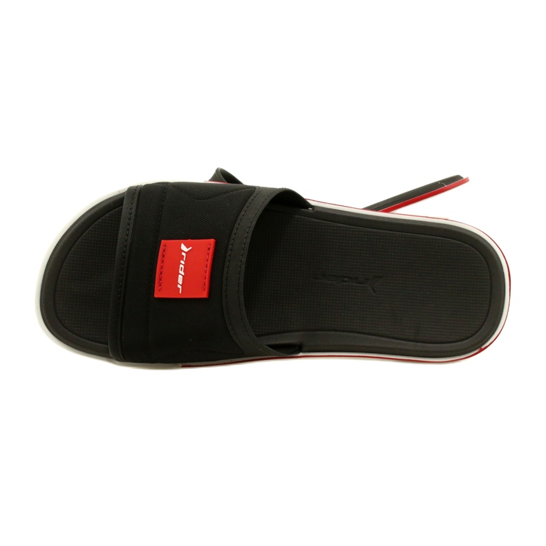 Slippers Men's Rider Spin Slide AD 11795 AG359 Black / Red noir 4