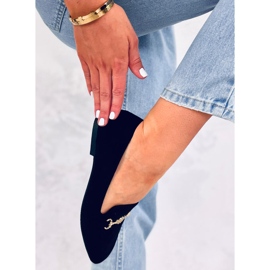 BM Mocassins femme à boucle Rhona Noir 2