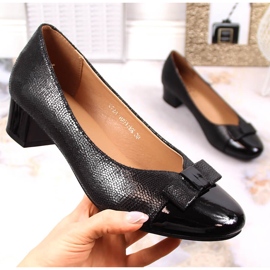 Escarpins noirs à talons pour femmes Vinceza 10517 1