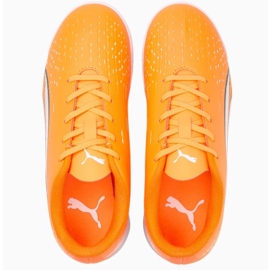 Chaussures de football Puma Ultra Play It 107237 01 orange oranges et rouges 1