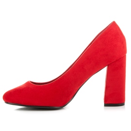 Seastar Escarpins en daim rouge 6