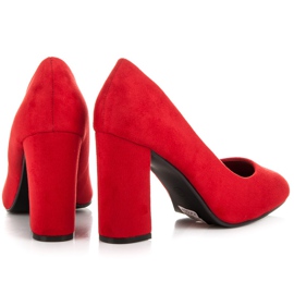 Seastar Escarpins en daim rouge 7