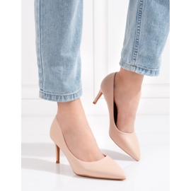 Escarpins femme Shelovet beige classique 1