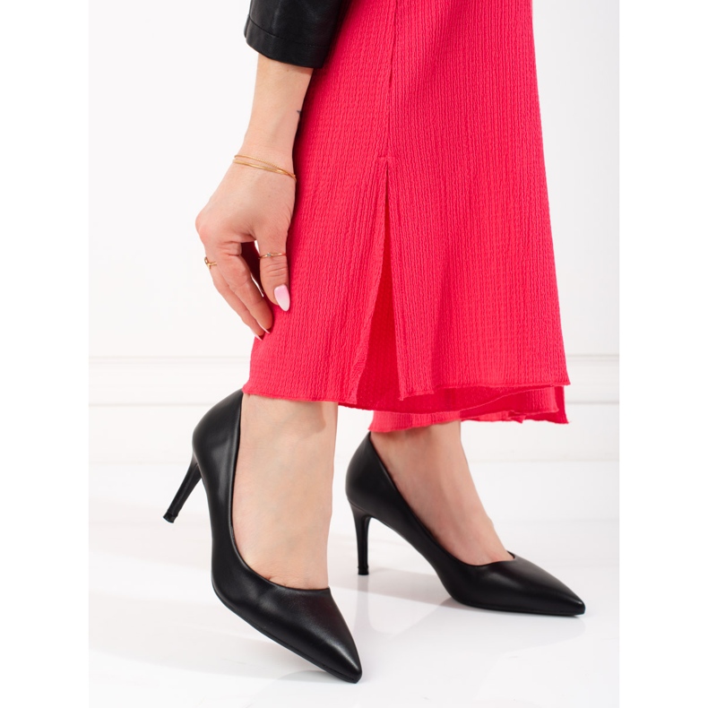 Escarpins femme classiques noirs Shelovet le noir 1