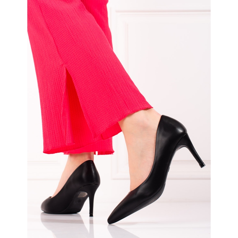 Escarpins femme classiques noirs Shelovet 2