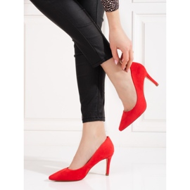 Escarpins femme Shelovet rouge 1
