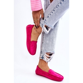 Mocassins Femme Daim Fuchsia Morreno rose 6