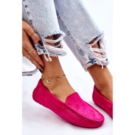 Mocassins Femme Daim Fuchsia Morreno rose 11
