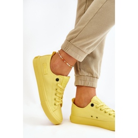 Baskets Basses Classiques Femme Big Star LL274026 Jaune 4