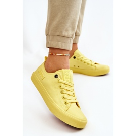 Baskets Basses Classiques Femme Big Star LL274026 Jaune 3