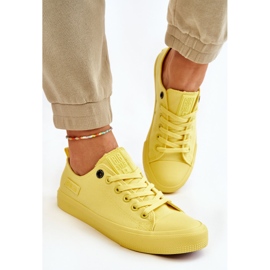Baskets Basses Classiques Femme Big Star LL274026 Jaune 5