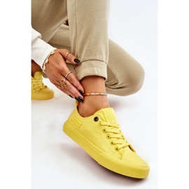 Baskets Basses Classiques Femme Big Star LL274026 Jaune 8