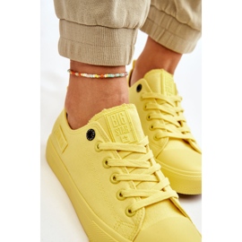 Baskets Basses Classiques Femme Big Star LL274026 Jaune 6
