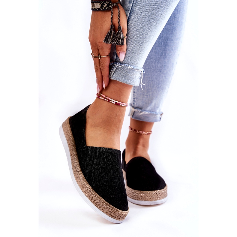 Baskets Femme Slip On Big Star KK276008 Noir 1