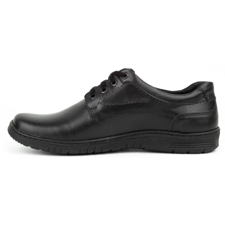 KOMODO Chaussures décontractées en cuir pour hommes 921K noir le noir 1