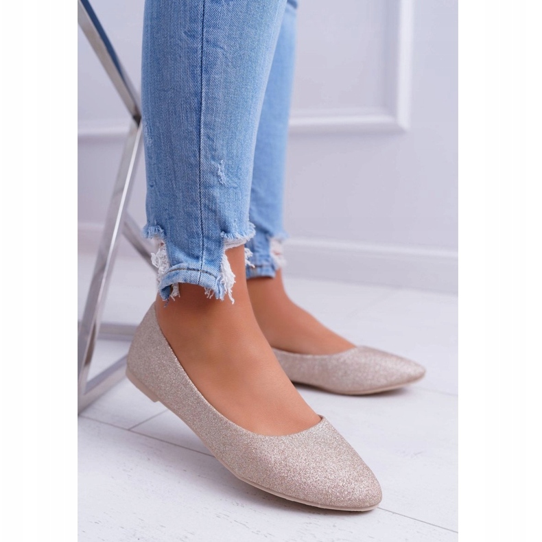 PS1 Ballerines Femme Glitter Doré Fifi 3