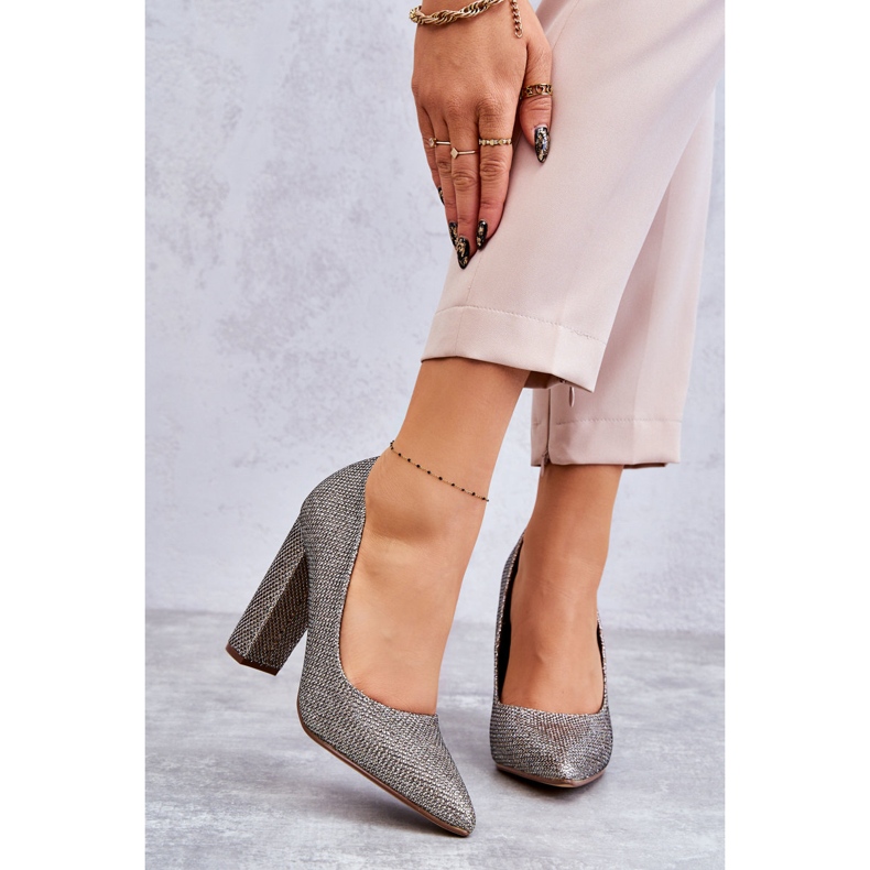 PA1 Escarpins Brillants Sur Un Talon Silver Elmira argent 1