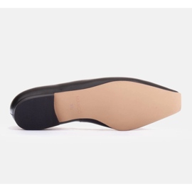 Marco Shoes Ballerines subtiles à franges le noir 4