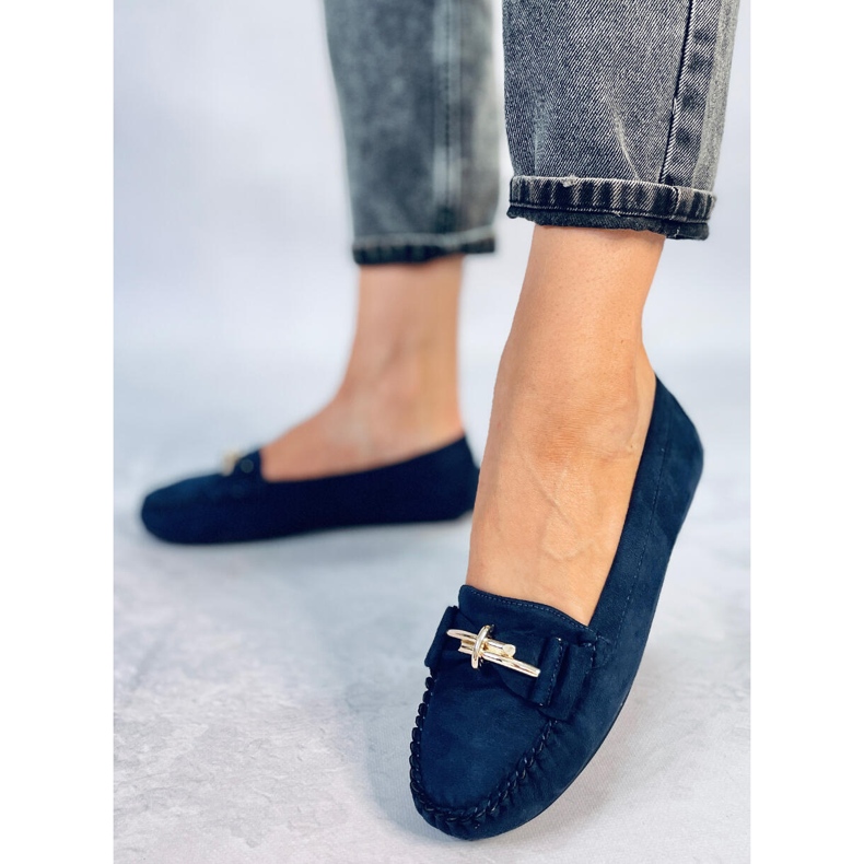 BM Mocassins femme Lyset Azul bleu marine 2