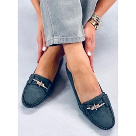 Mocassins femme Lyset Gris 1