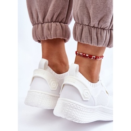 Baskets confortables pour femmes Système de mousse à mémoire de forme Big Star LL274415 Blanc blanche 9