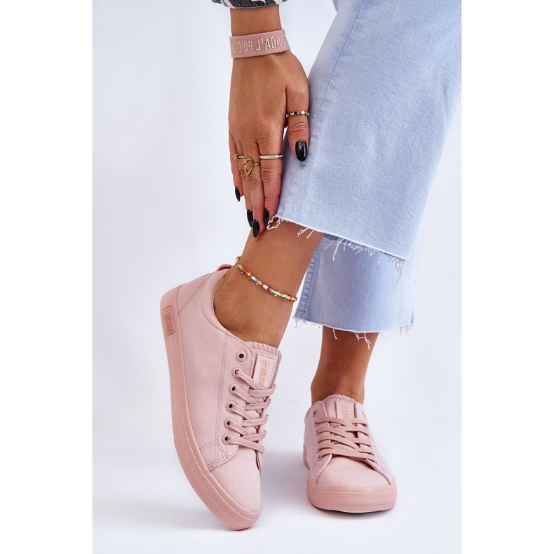 Baskets Basses Lisses Femme Big Star LL274059 Rose 2