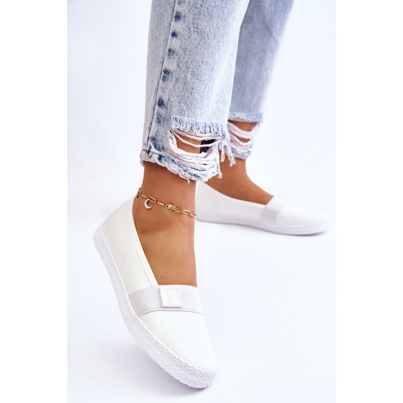 Baskets à enfiler pour femmes Big Star LL274201 Blanc 2