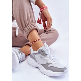 Chaussures Sports Légers Femme Big Star LL274375 Blanc-Gris blanche 1