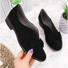 Chaussures femme avec un noeud noir Jezzi le noir 3