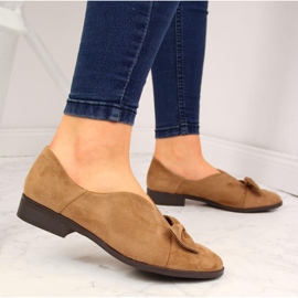 Chaussures femme à nœud beige Jezzi 2