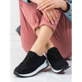 Chaussures de sport légères pour femmes Shelovet noires 1