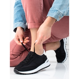 Chaussures de sport légères pour femmes Shelovet noires 2
