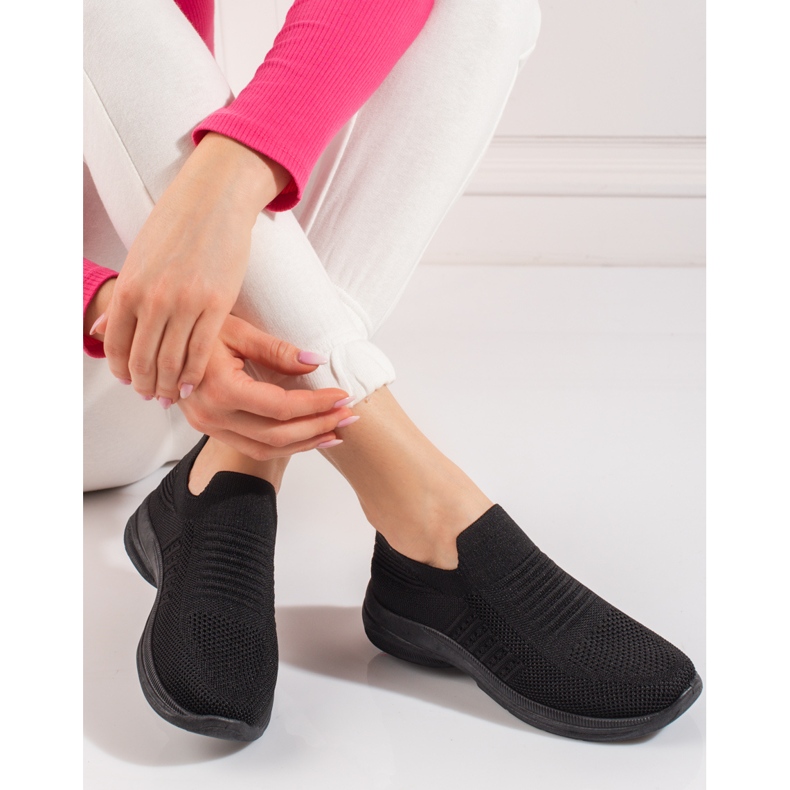 Chaussures de sport plateforme Shelovet noir 1