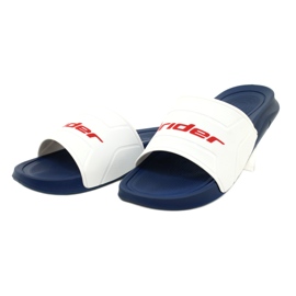 Les tongs masculins rider smash slide AD 12130 AI432 blanche 2
