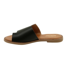 Black tong-fliples féminines tongs evento 22SD35-4586 Black noir 1