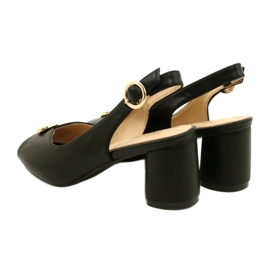 Evento Sandales féminines sur le poste avec décoration 23SD35-5480 noir le noir 6 Evento Sandales féminines sur le poste avec décoration 23SD35-5480 noir le noir 6