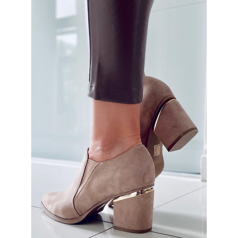 PA1 Escarpins Brenda kaki beige 1