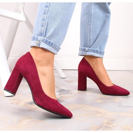 Escarpins pointus femme Sergio Leone PB216 en daim rose 2